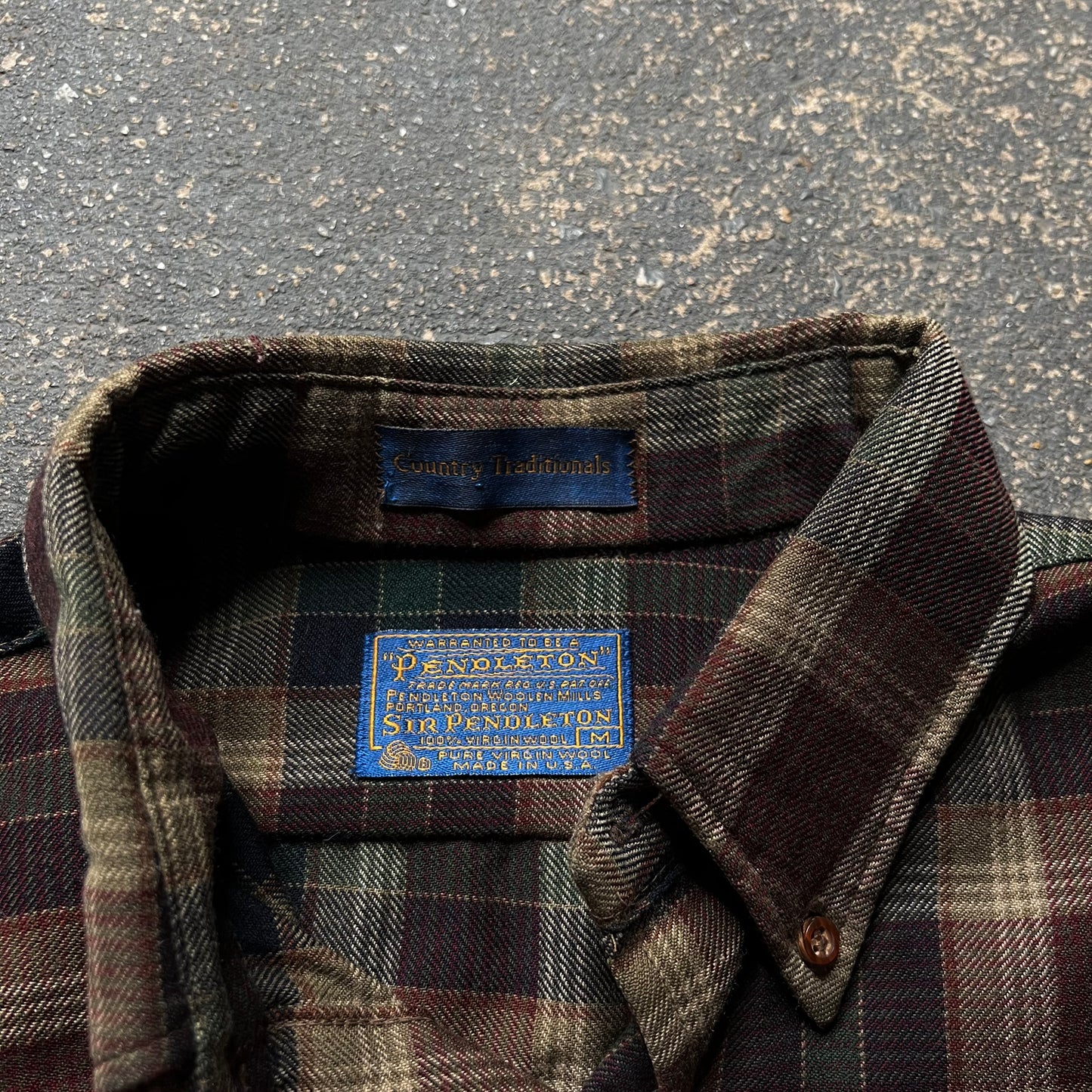 Vintage Pendleton Wool Plaid Shirt
