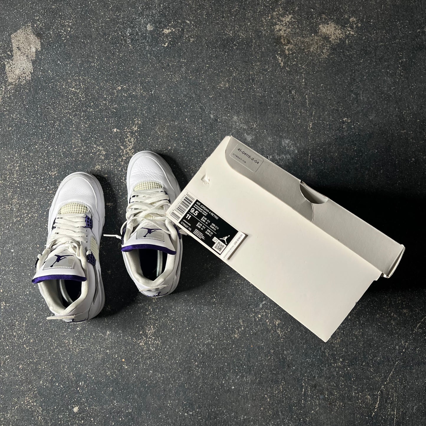 2019 Nike Air Jordan 4 Mettalic Purple