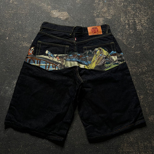 Vintage RMC Red Monkey Denim Shorts