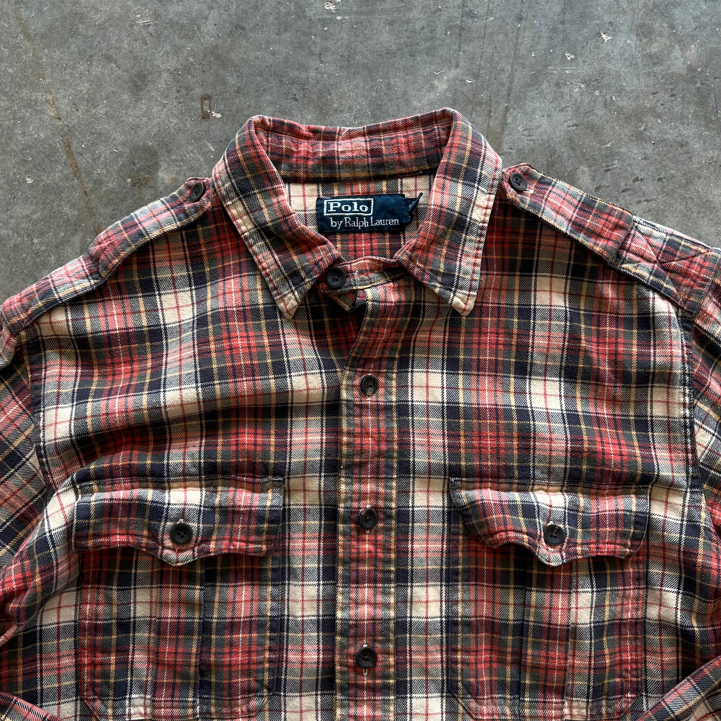 Vintage Polo Ralph Lauren Plaid Shirt