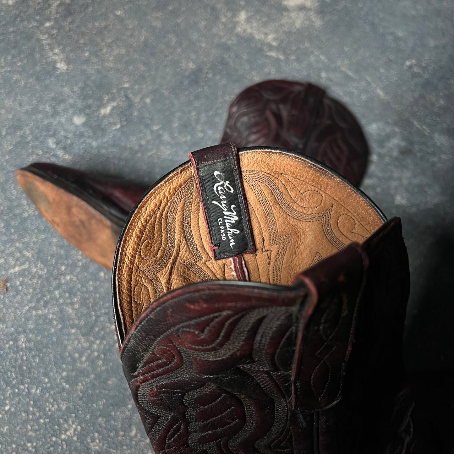 Vintage Larry Mahan Western Boots