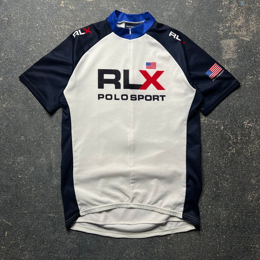 Vintage 90’s Polo RLX Sport Biking Jersey