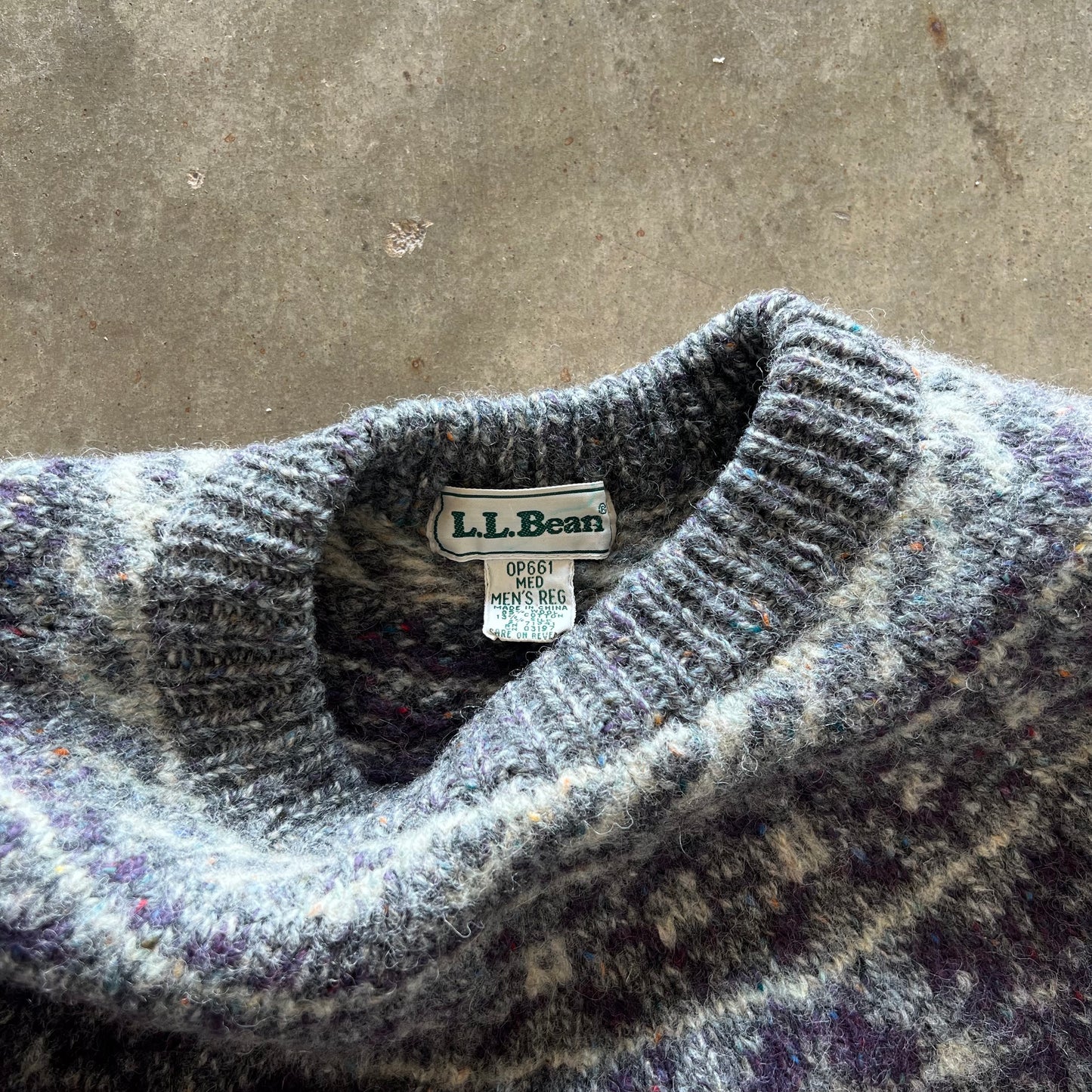 Vintage L.L Bean Wool Sweater