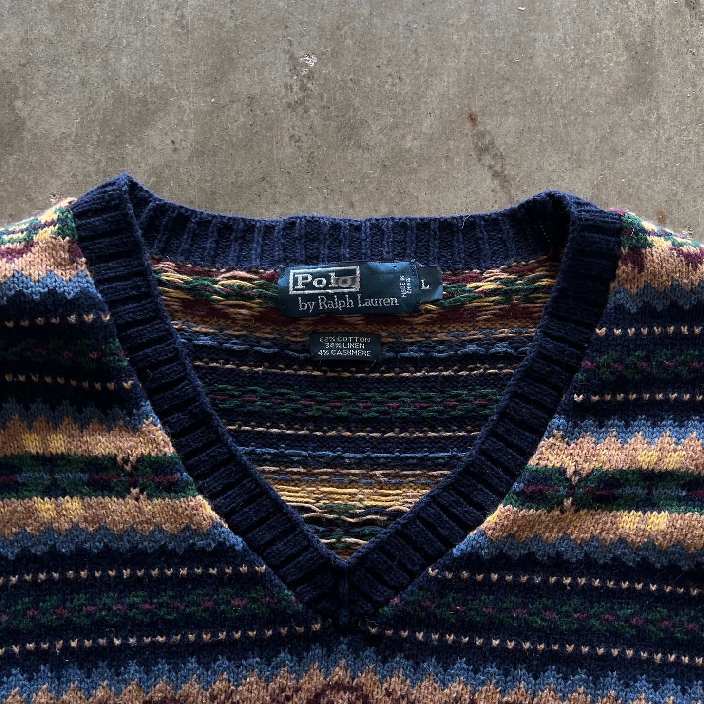 Vintage Polo Cashmere Sweater