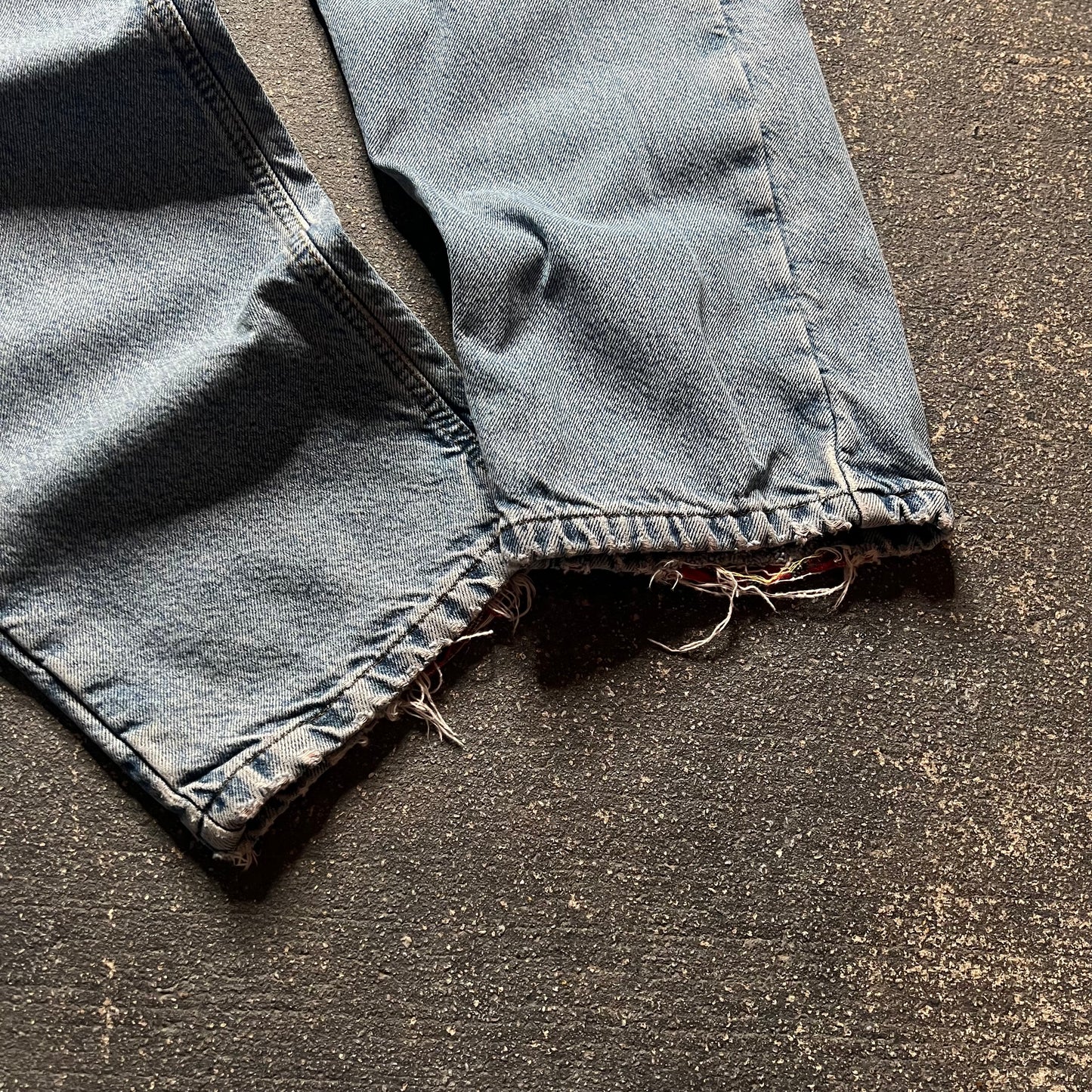 Vintage St John Bay Flannel Lined Denim