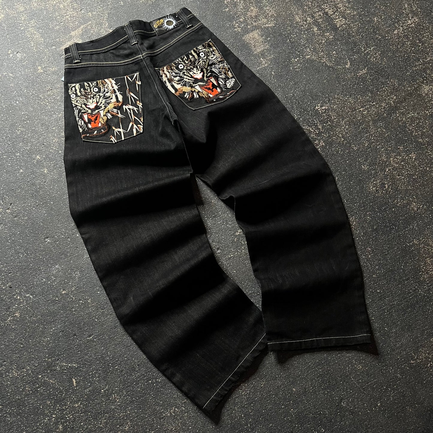 2000’s Tiger Embroidered Denim