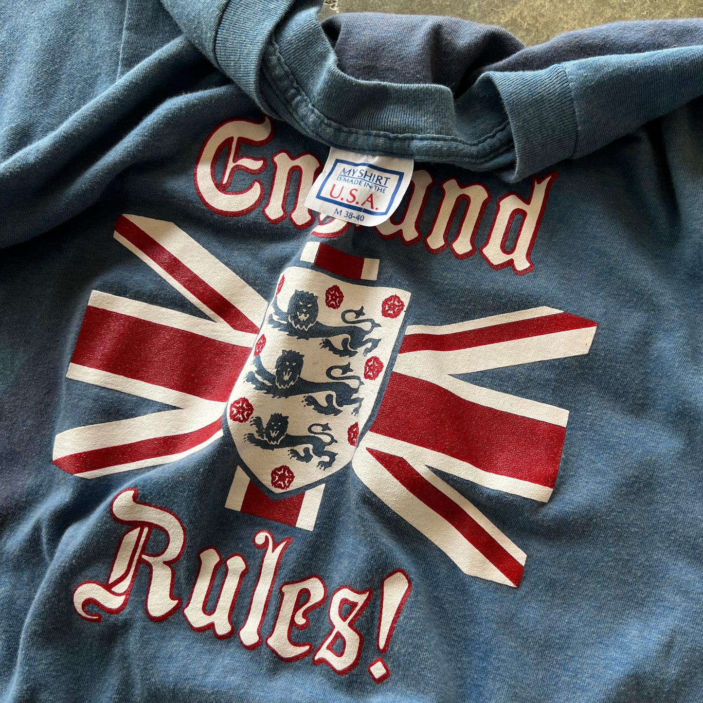 Vintage “England Rules!” Tee