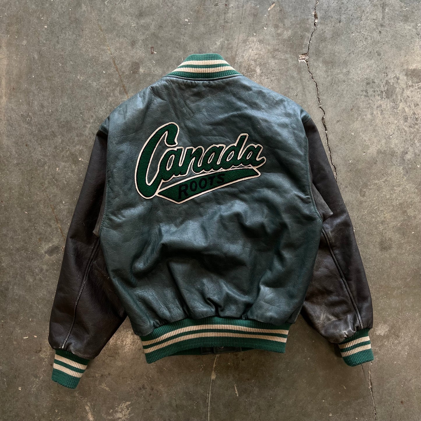 Vintage Roots Canada Varsity Jacket