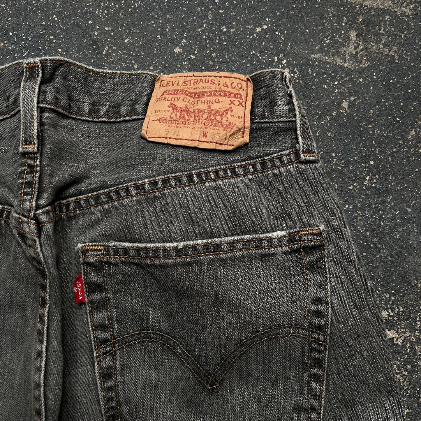 2000’s Levi’s 501 Black Denim