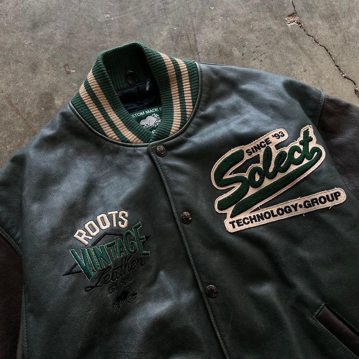 Vintage Roots Canada Varsity Jacket