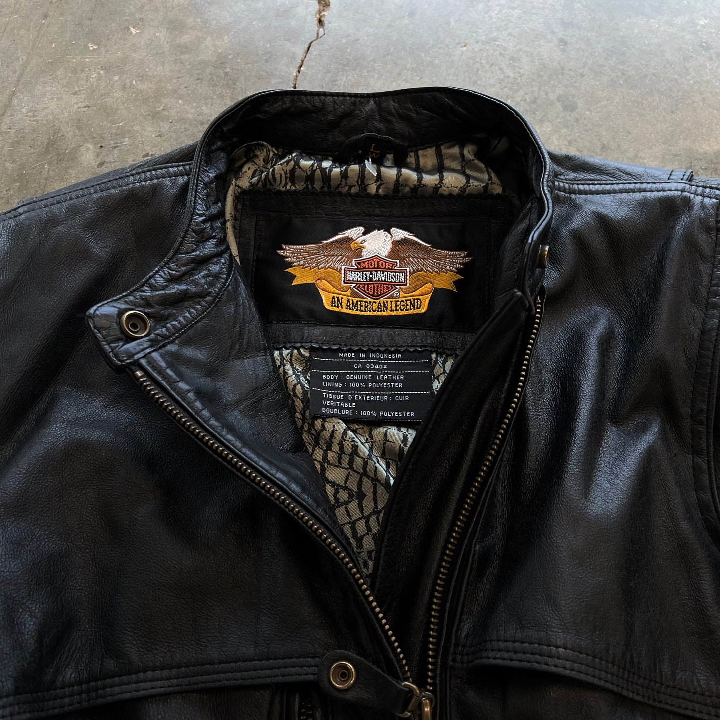 Vintage Harley Leather Jacket