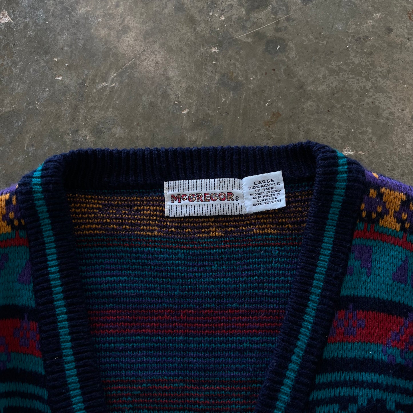 Vintage Mcgregor Cardigan Sweater