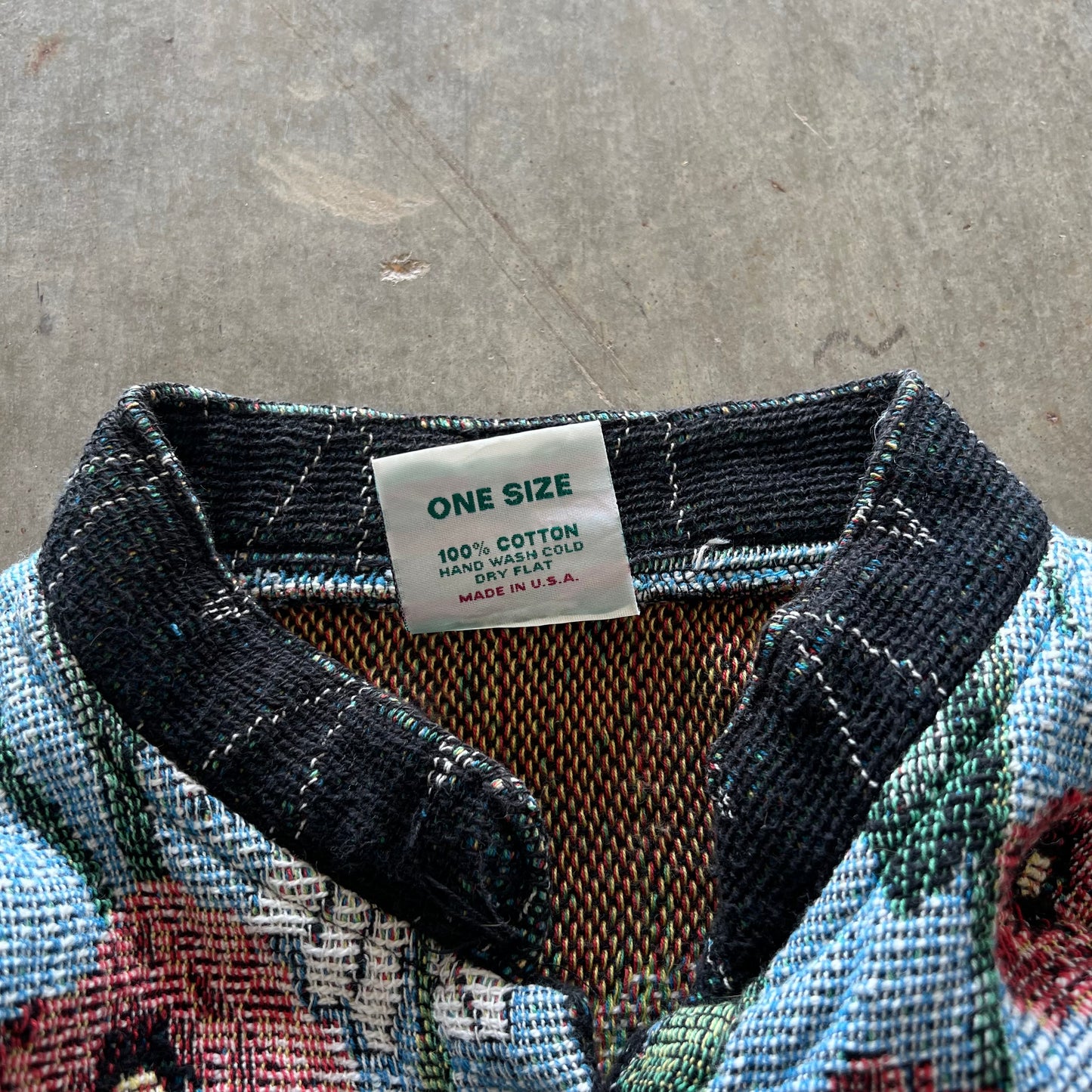 Vintage Cat Weavers Button Jacket