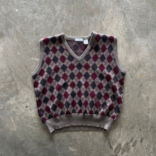 Vintage Wool Sweater Vest