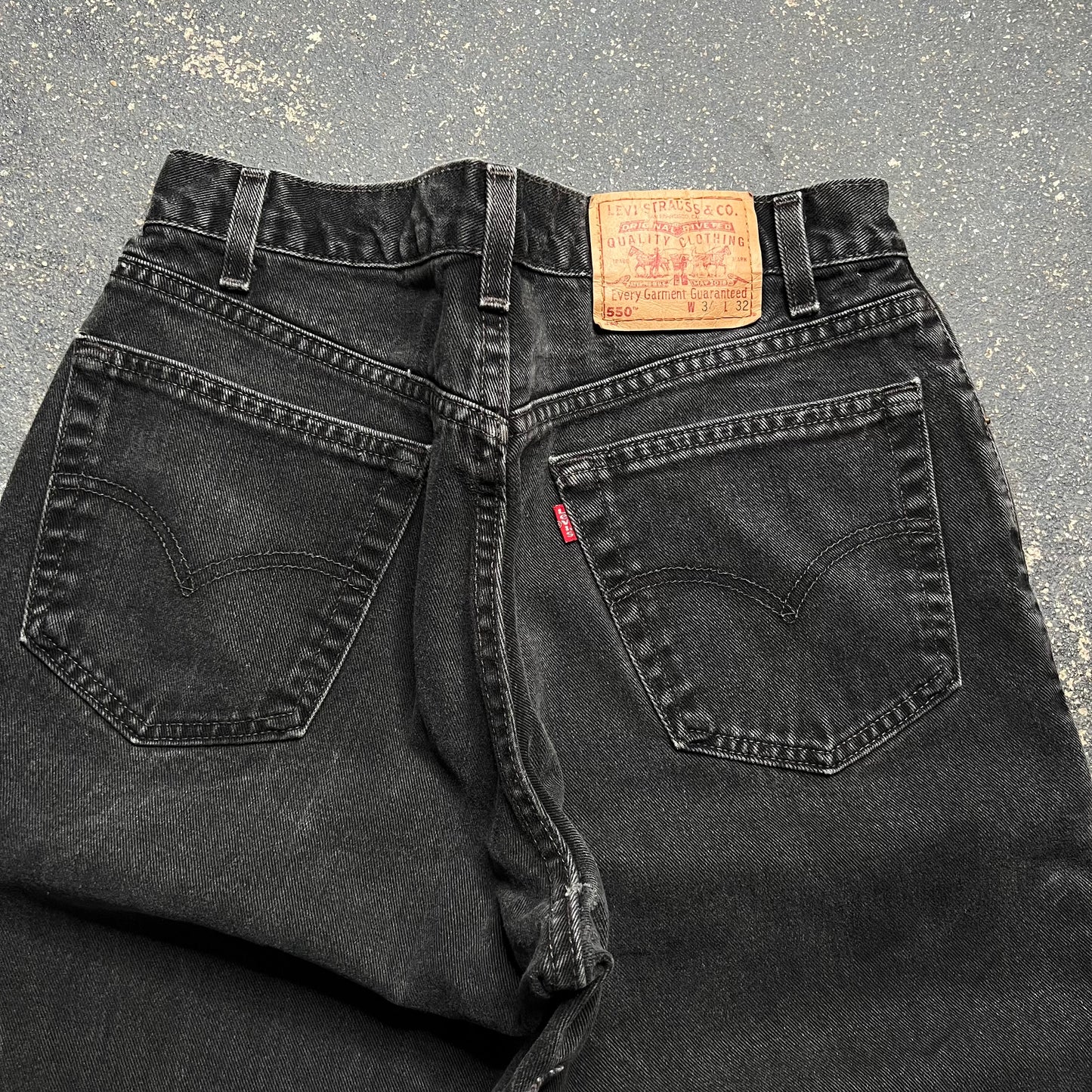 Vintage Levi’s 550 Black Denim