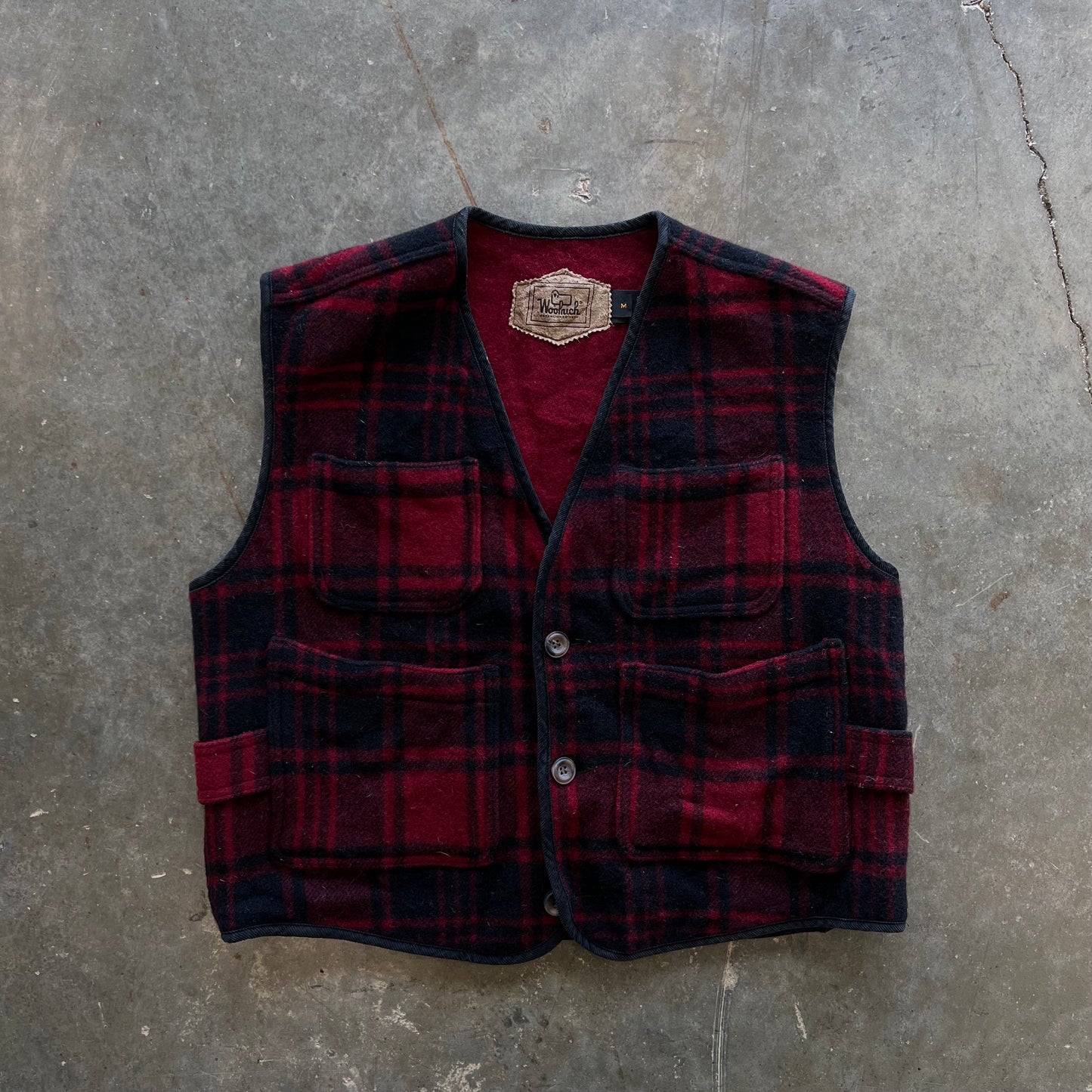 Vintage Woolrich Plaided Vest