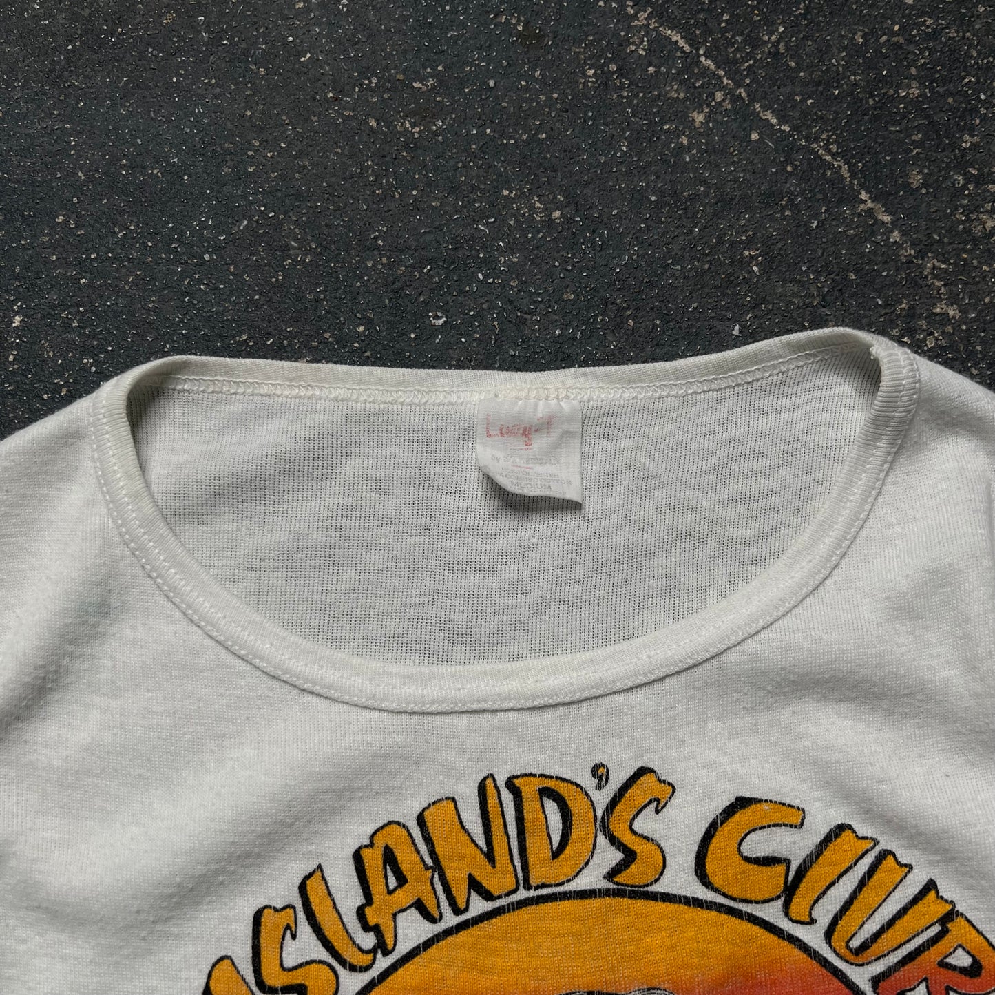 Vintage 70’s Island Club Ringer Tee