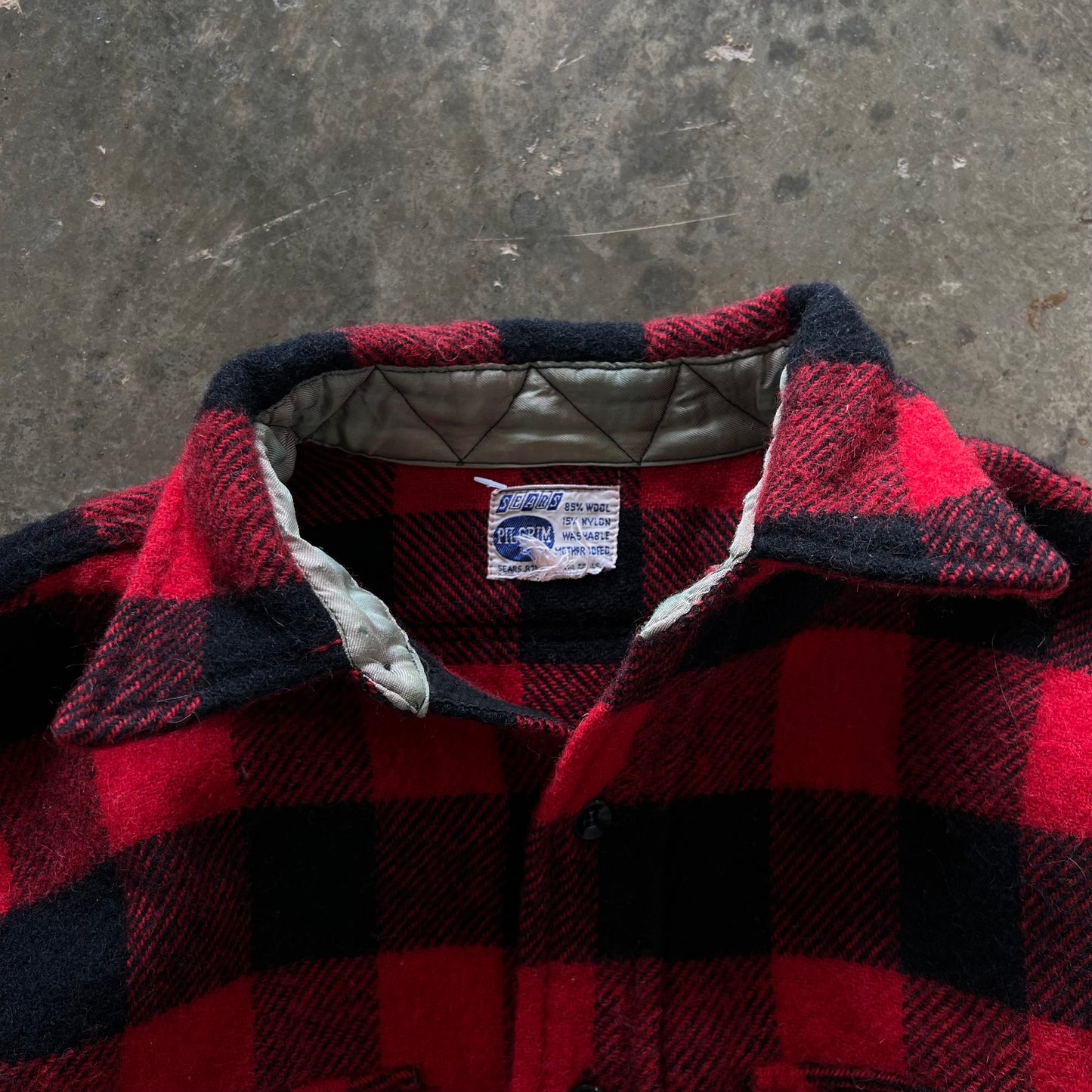 Vintage Sears Pilgrim Wool Shirt