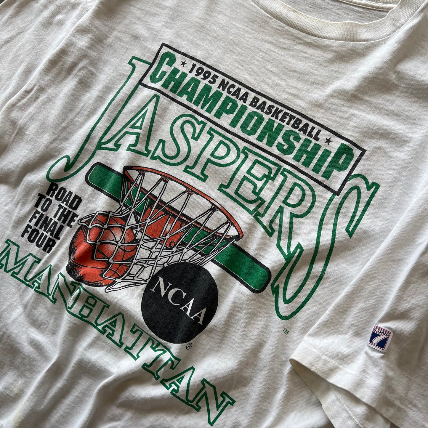 Vintage Logo 7 Jaspers University Tee