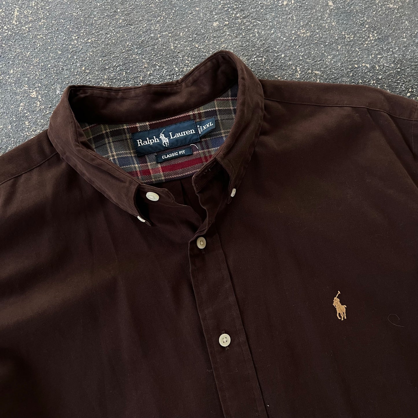 Vintage Polo Ralph Lauren Mocha Brown Shirt
