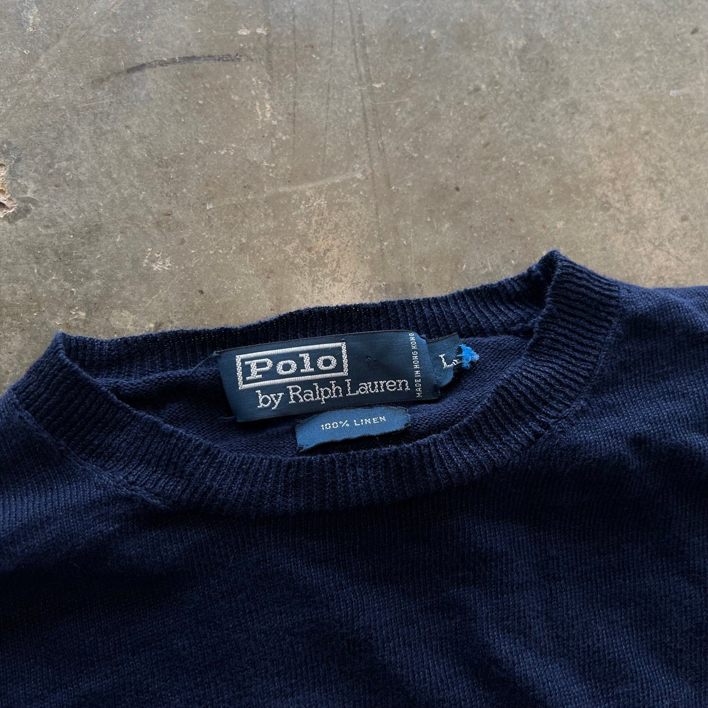 00’s Polo By Ralph Lauren Linen Pullover