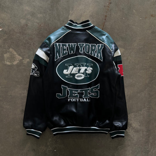 00’s New York Jets Leather Jacket