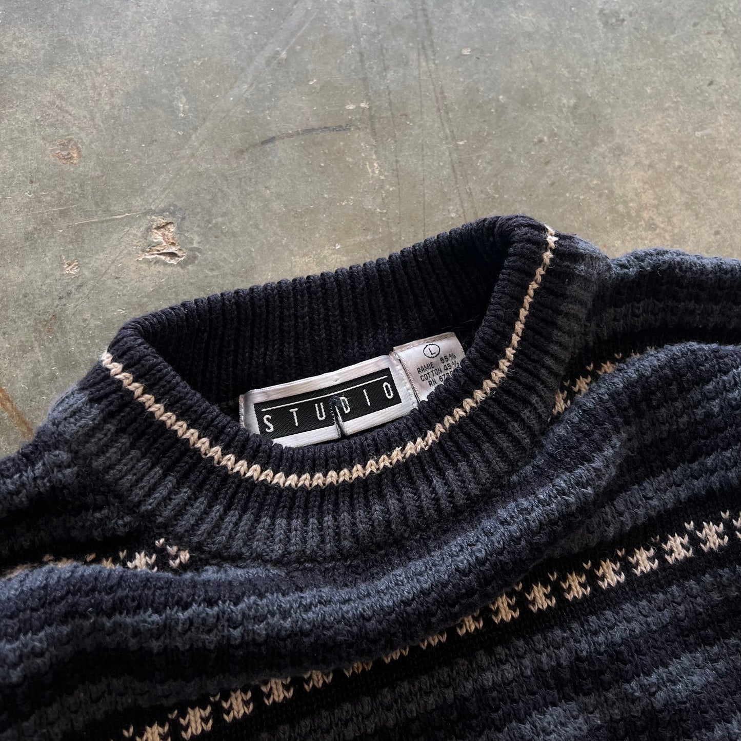 Vintage Studio Striped Sweater