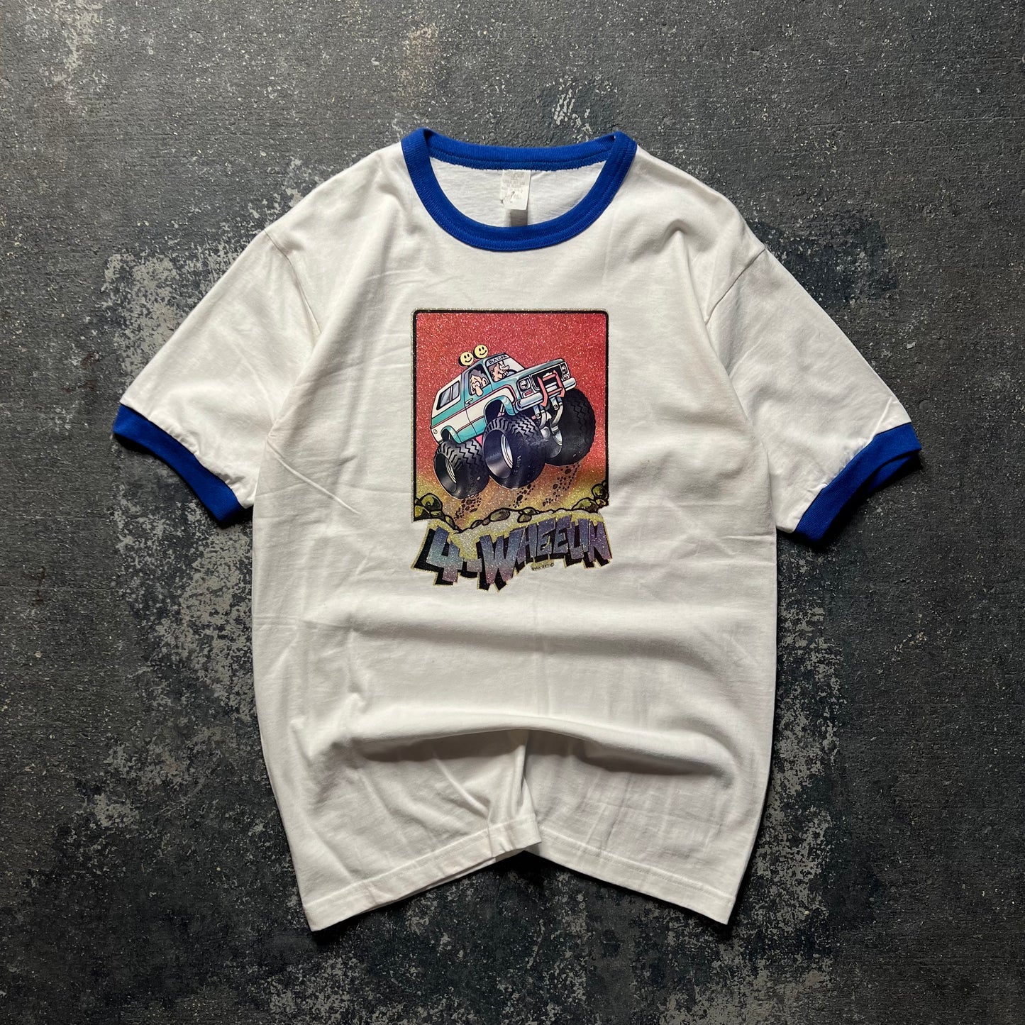 Vintage 80’s Trucking Ringer Tee