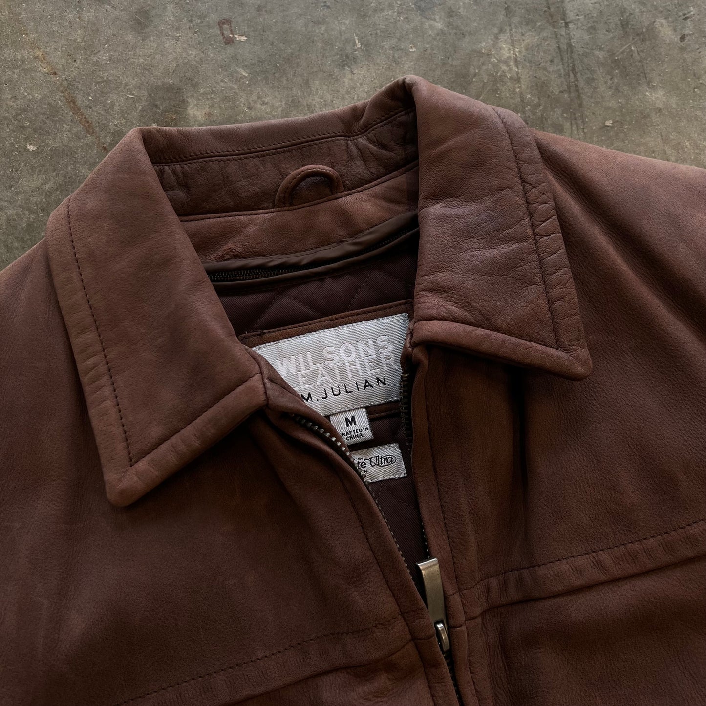 Vintage Brown Wilson Leather Jacket