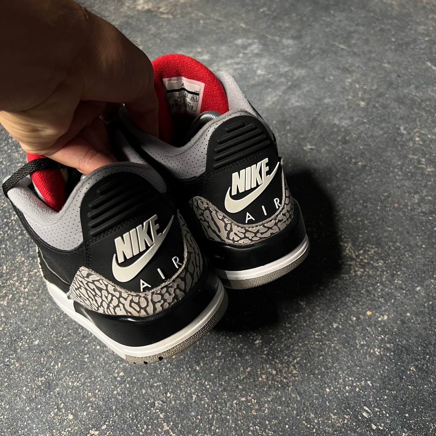 2017 Nike Air Jordan 3 Black Cement