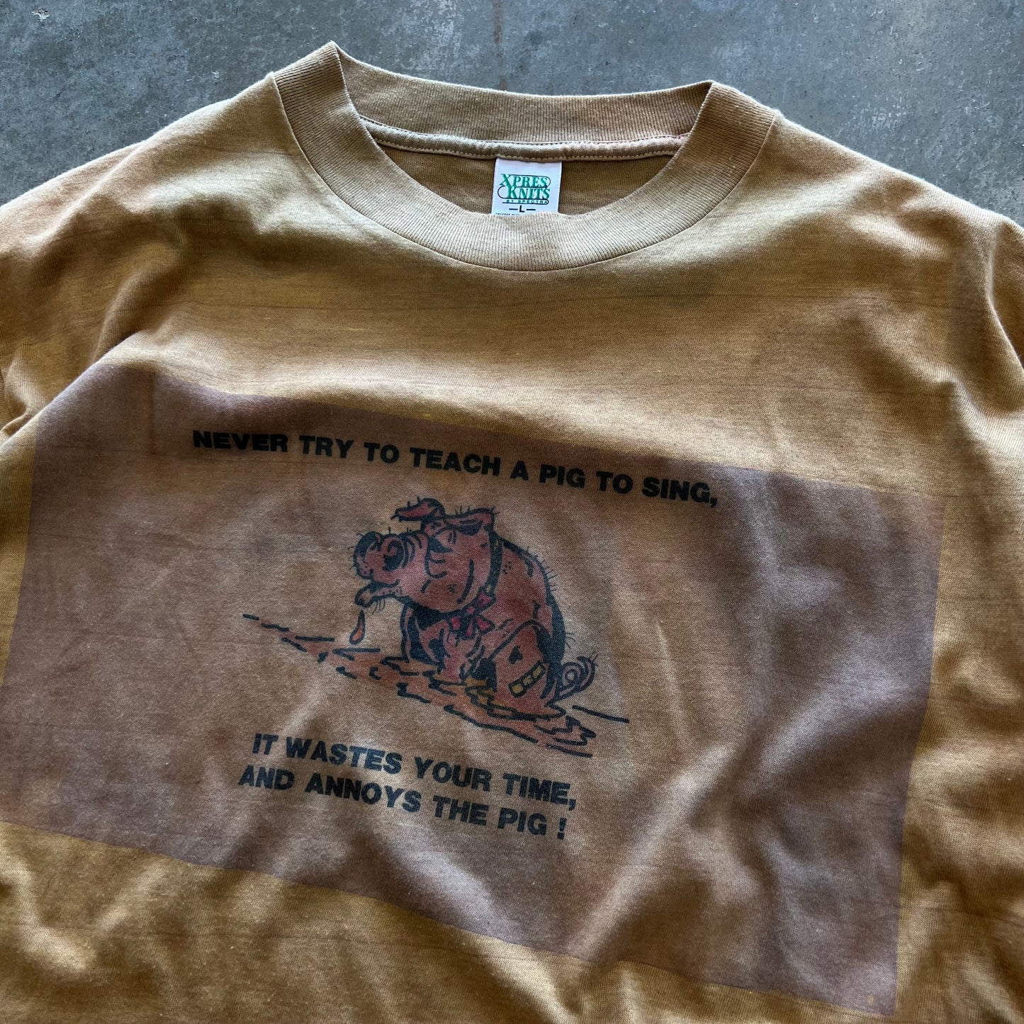 Vintage Time Pig Tee