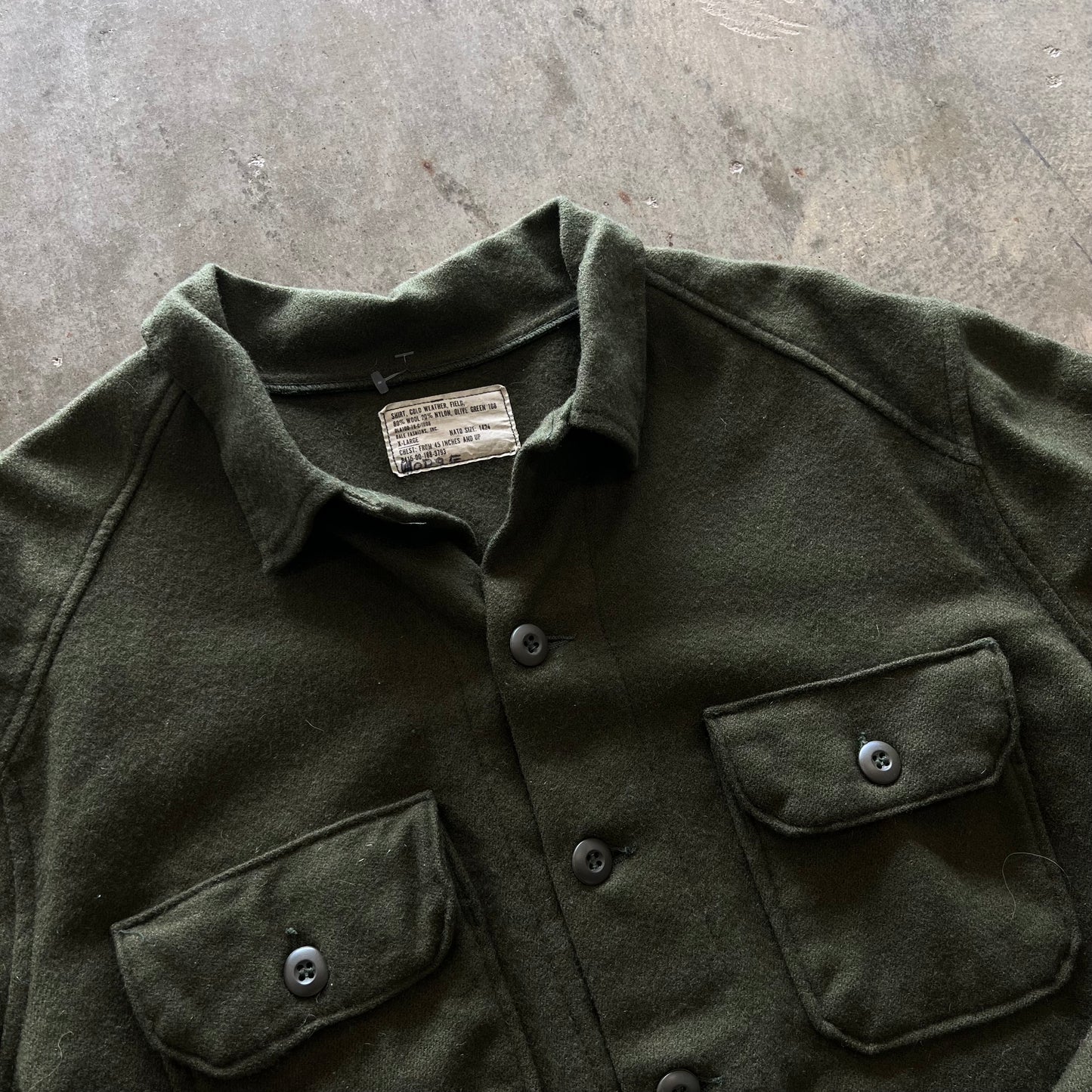 Vintage 1970’s Military Field Shirt