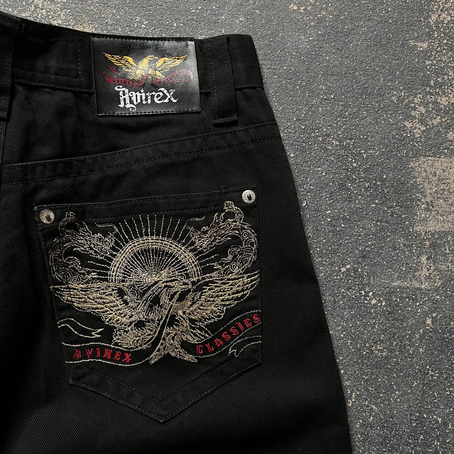 2000’s Avirex Embroidered Denim
