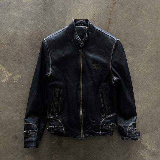 Vintage Hugo Boss Leather Jacket