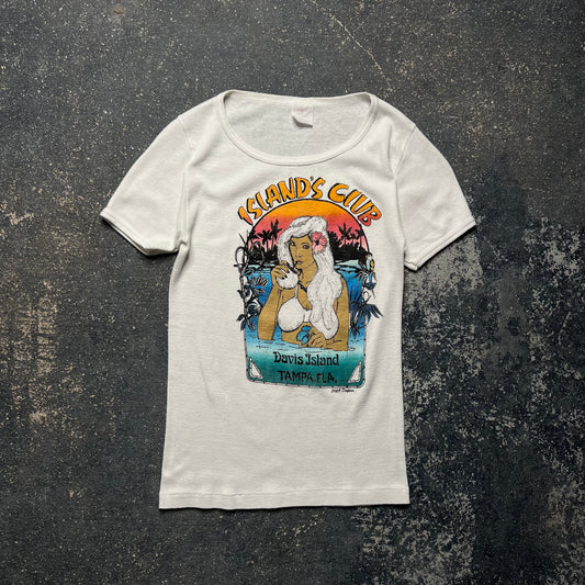 Vintage 70’s Island Club Ringer Tee