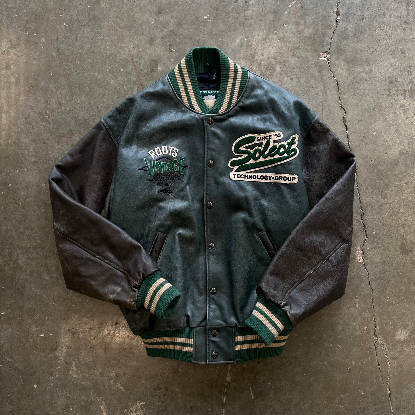 Vintage Roots Canada Varsity Jacket