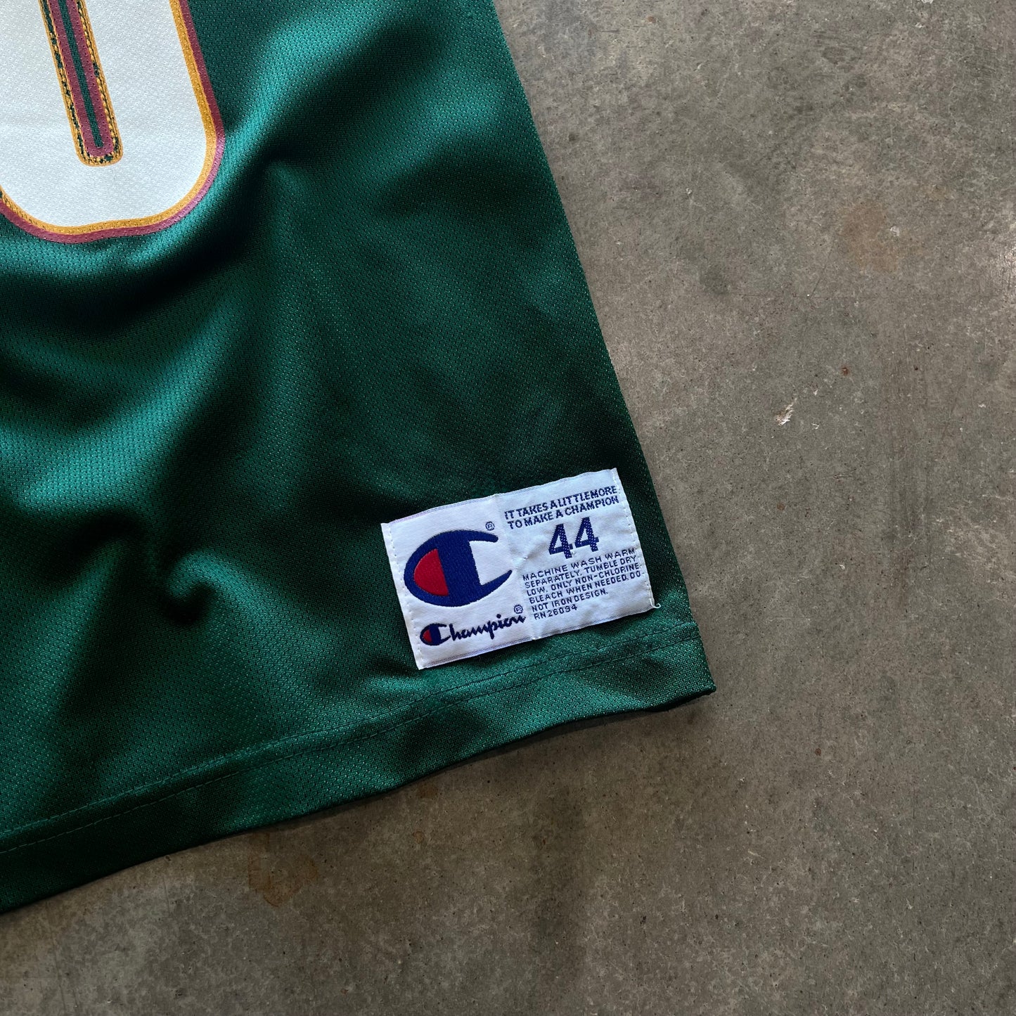 Vintage Seattle Sonics Champion Jersey