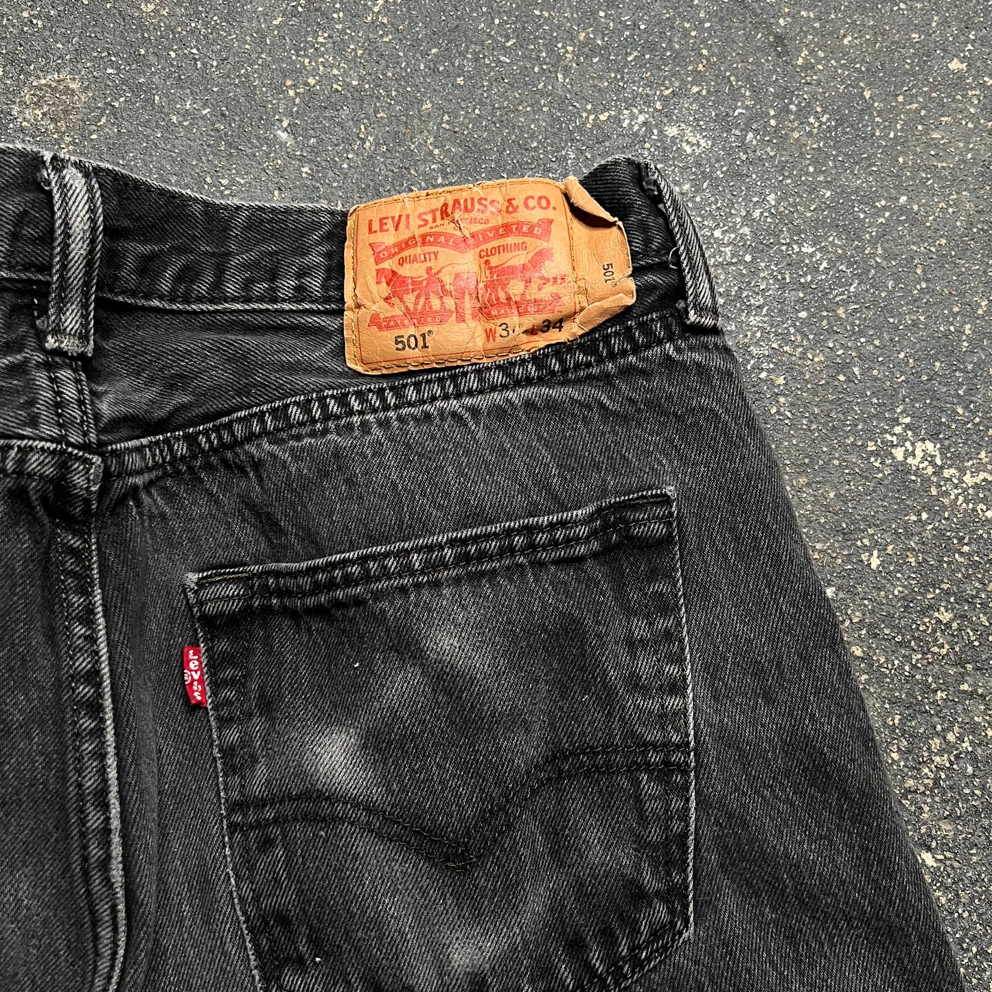2000’s Levi’s 501 Black Denim