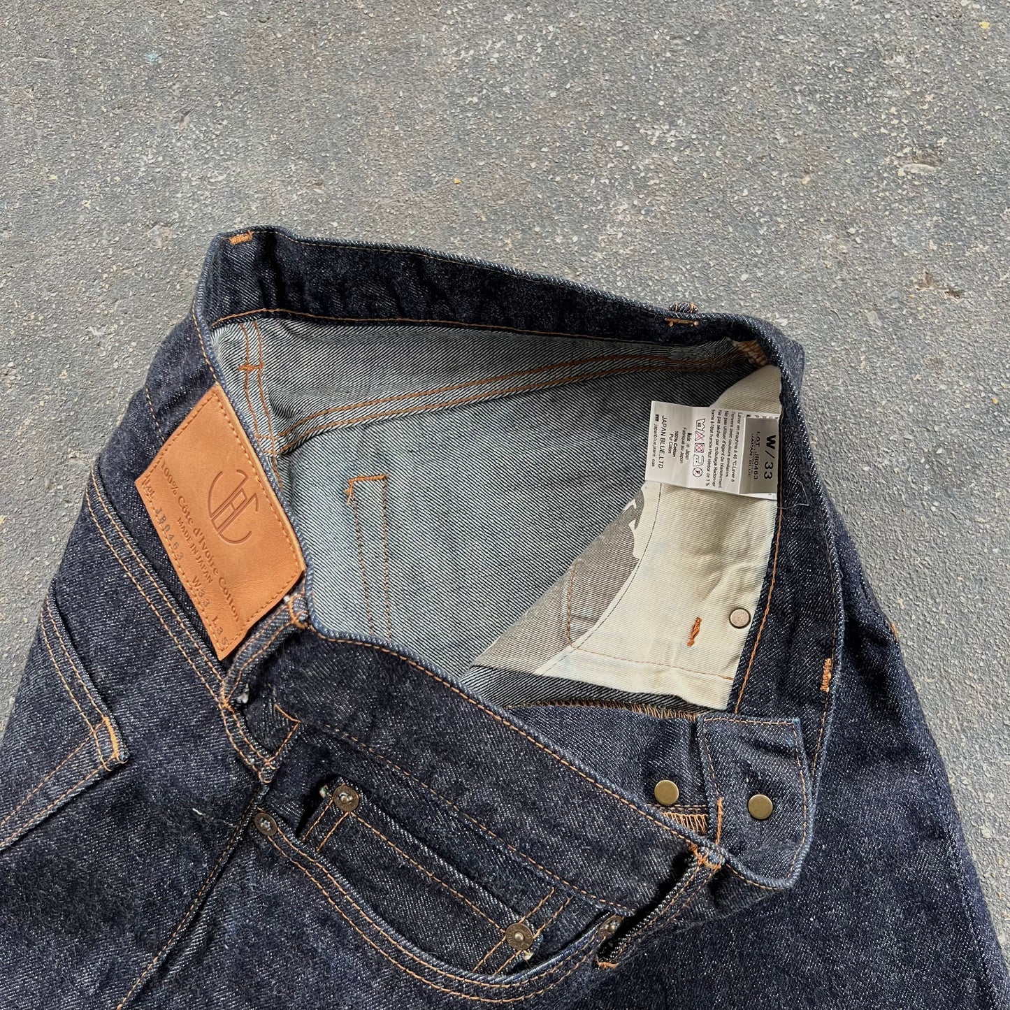 Cote d'ivoire Japan Blue Denim